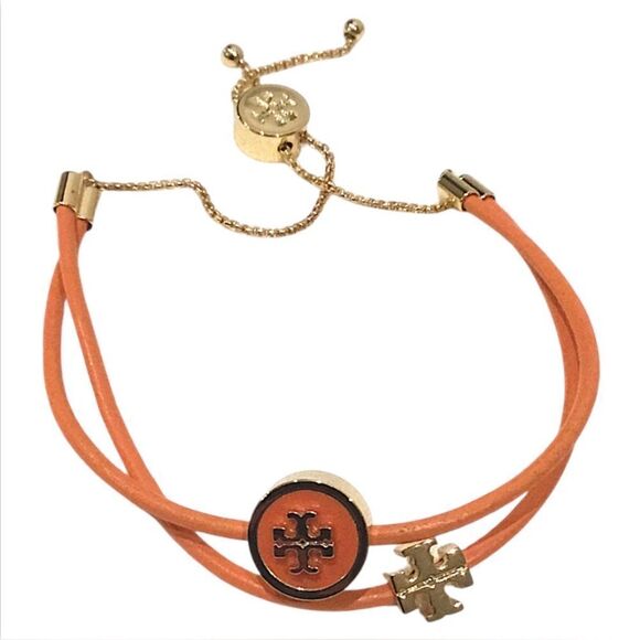 TORY BURCH KIRA ENAMEL SLIDER BRACELET - Picture 1 of 4